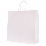 White Kraft Paper Bag with Twisted Cord Handles 