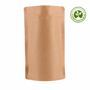 Doypack - Stand up pouch Kraft paper Industrially compostable