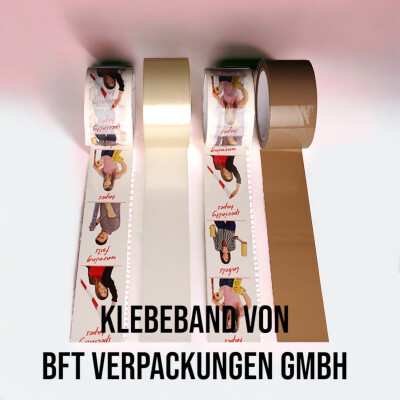 Klebeband mit Logo für werbewirksamen Transportschutz  - Klebeband mit Logo für Transportschutz 