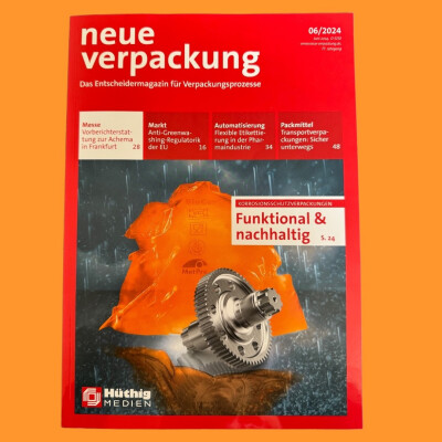 Ein Artikel im Magazin Neue Verpackung 06/2024 - Ein Artikel im Magazin Neue Verpackung 06/2024