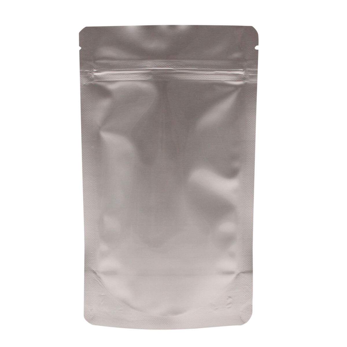 Busta stand-up argento lucido 130x225x70mm - 500ml