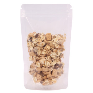 Doypack- Stand-up pouch transparent 110x185+65mm - 250ml