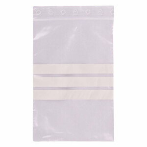 LDPE Ziplock bag with stamp box 50my 50x75mm 50µ