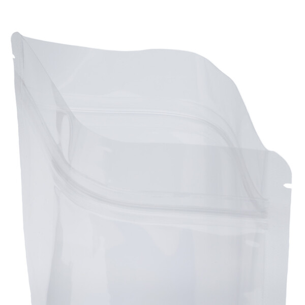 Plastic stand up pouch with ziplock best sale