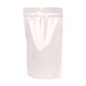 Doypacks Stand up pouch smooth finish white 110x185+ 65mm...