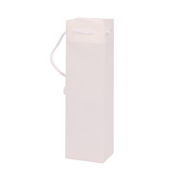Flaschen Tragetasche, matt transparent 1 Flasche 100+85x360mm