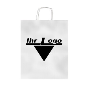 Kraft paper bag with customized print