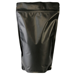 Doypacks Stand-up pouch - matte black  180x290+90mm - 1000ml