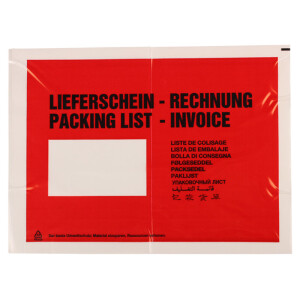 Lieferscheintaschen - Dokumententasche C5