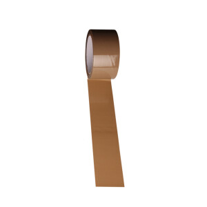 PP Silent Use Packaging Tape 50mm/66m brown - 28my unprinted