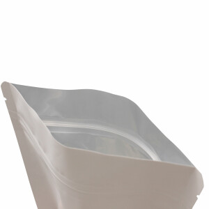 Doypacks Stand-up pouch - matte white 85x140+50mm - 100ml