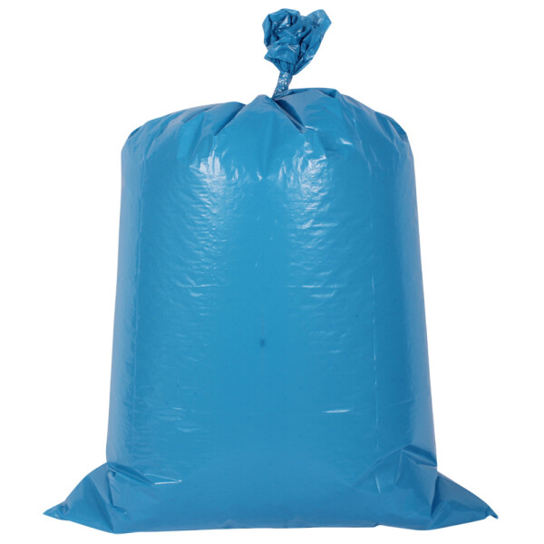 LDPE Garbage bag, 680+420x1620mm - blue 250l