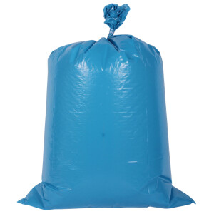 LDPE Müllbeutel 680+420x1620mm - blau 250 Liter