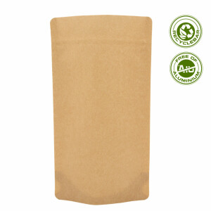 Doypacks - Stand-up pouch brown paper look 100%...