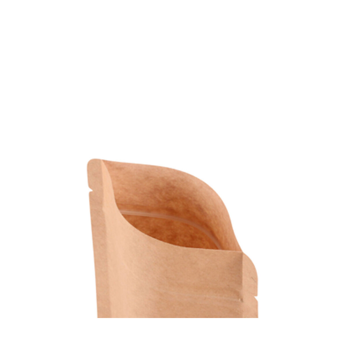 Stående bunnpose Kraft med vindu & box