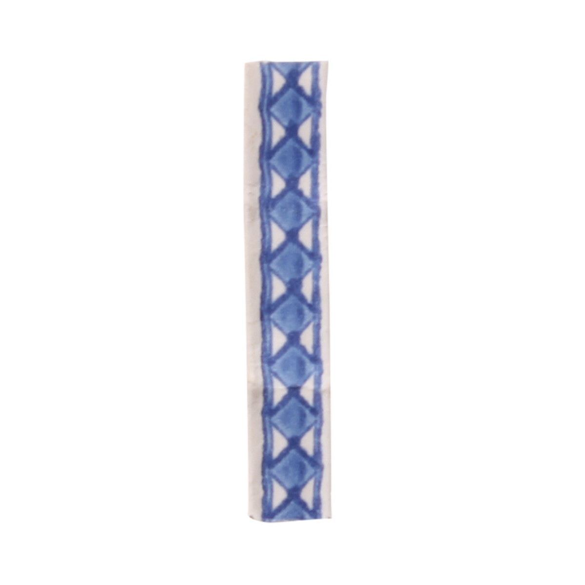 Clip a U in carta - 40 mm - blu/bianco