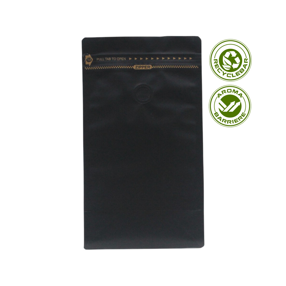 Flachbodenbeutel 135x245+90mm - 500g - r box