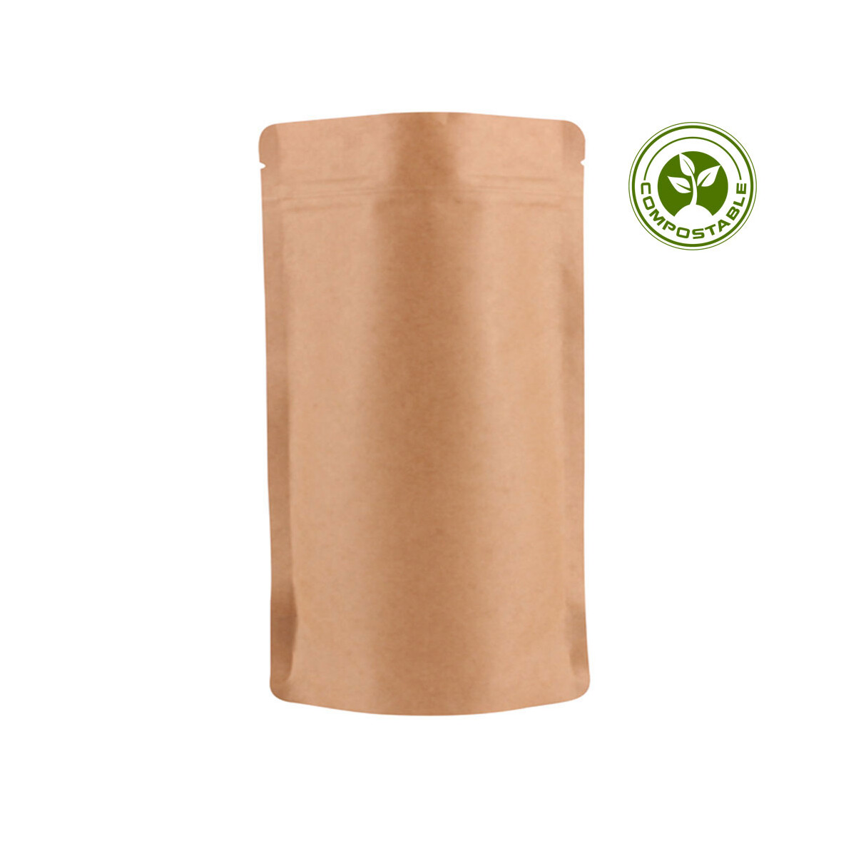 Doypack - Standbodenbeutel - Kraftpapier box