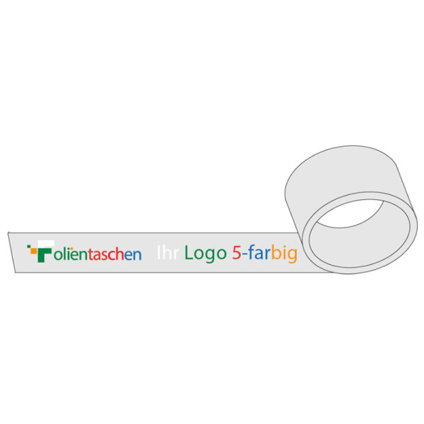 PP Silent Use Packing tape transparent 5 colours