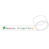 PP Silent Use Packing tape white 5 colours