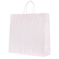 Bolsa de papel kraft con asa de papel re gallery