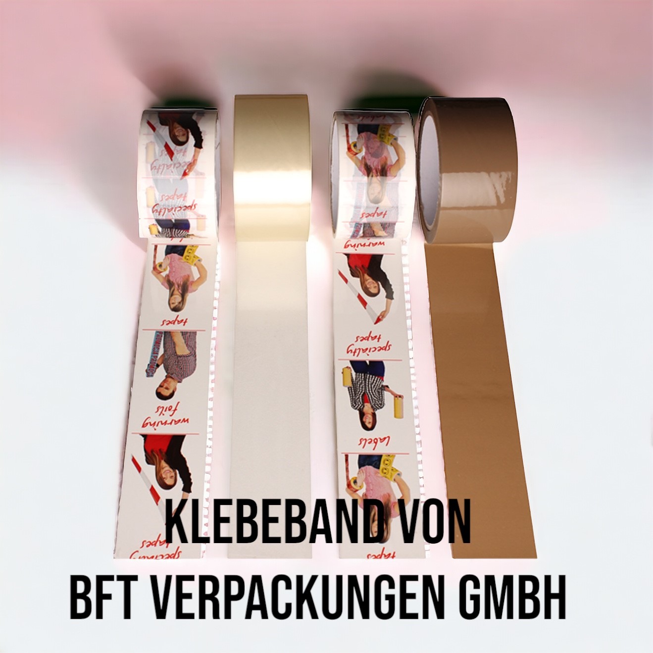 Adhesive tape with Logo - BFT Verpackungen