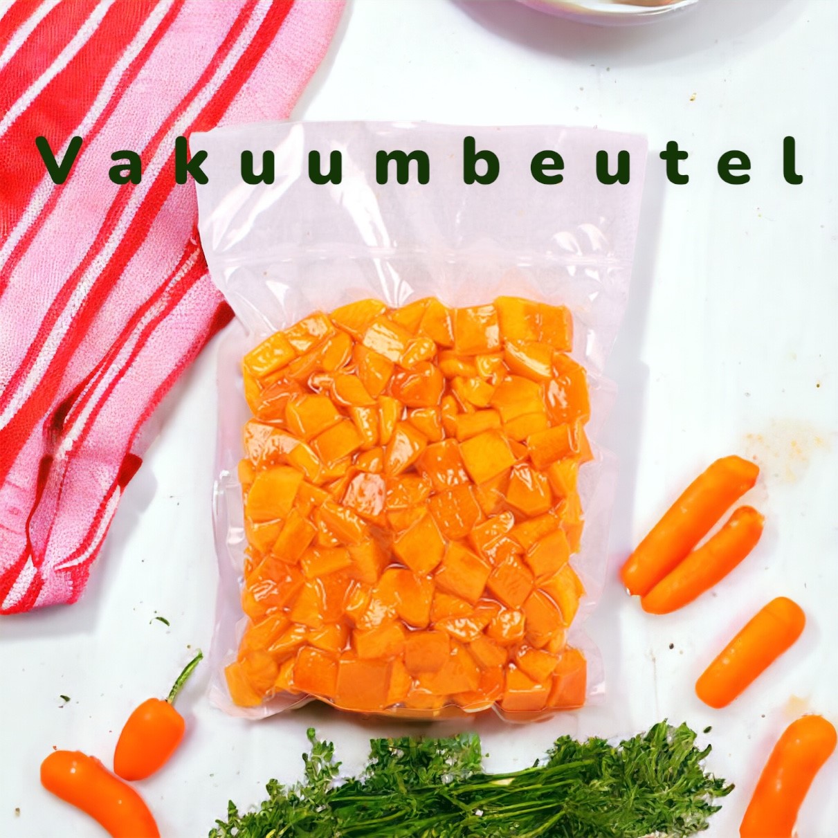 Vakuum Beutel für Lebensmittel